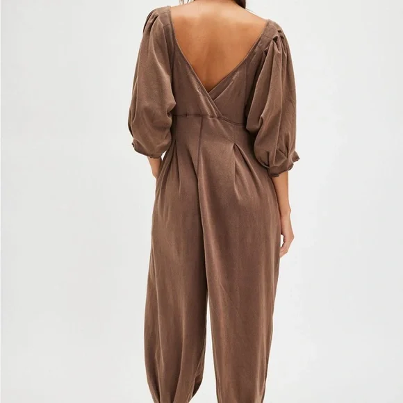 Free People Brown Jumpsuit - Picture 2 of 8